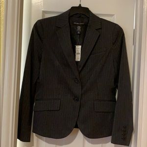 NWT New York &Co. Blazer Gray pinstripe SZ10